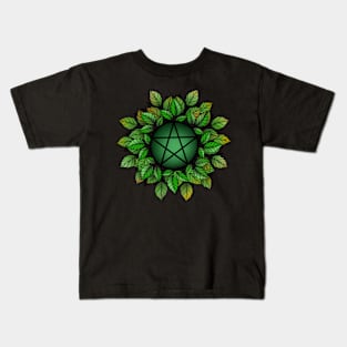 Leafy Green Pentagram T-Shirt Kids T-Shirt